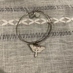 Alex and ani dragonfly charm bracelet